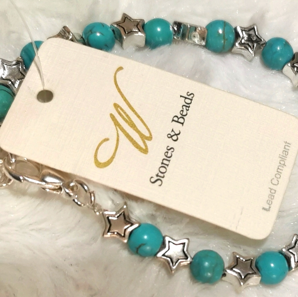 Turquoise and silver Bracelet